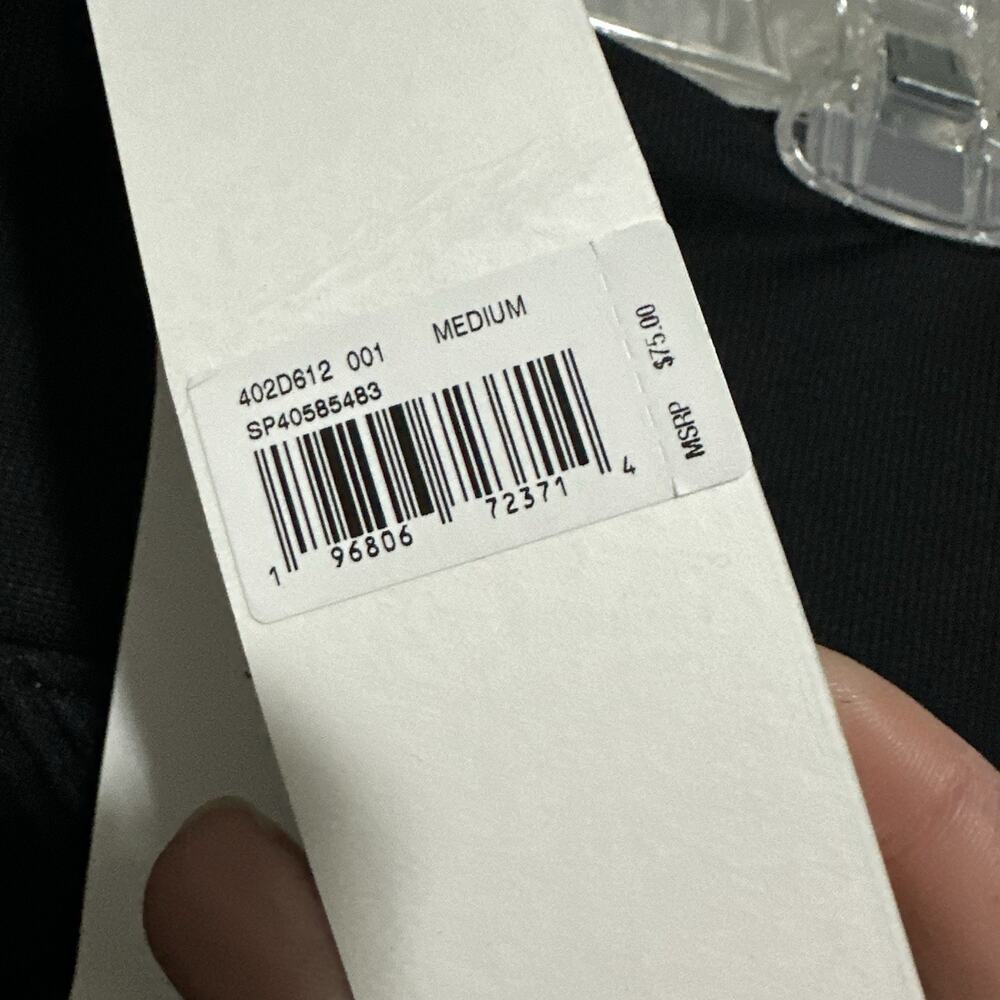 NWT Calvin Klein Sport Performance Leggings Womens Size M Black Textured Stretch - Picture 4 of 13